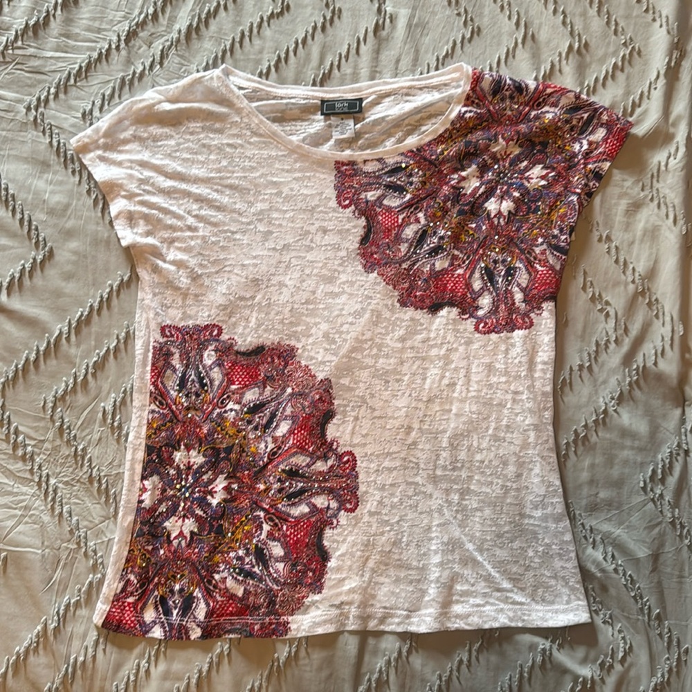 Adorable Burnout Top